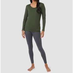 NWT 32 Degrees Lightweight Baselayer Scoop Longsleeve Top